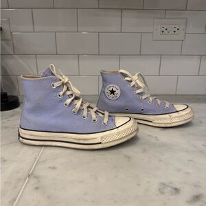 Converse High Top Sneakers - Lavender Canvas